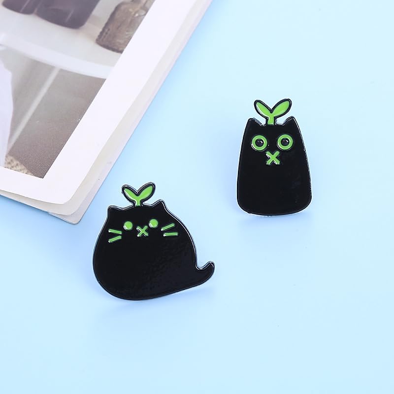 Image of Cute Cartoon Brooch Pins Enamel Brooches Lapel Pins Badge for Women Girls Children for Clothing Bag Decor