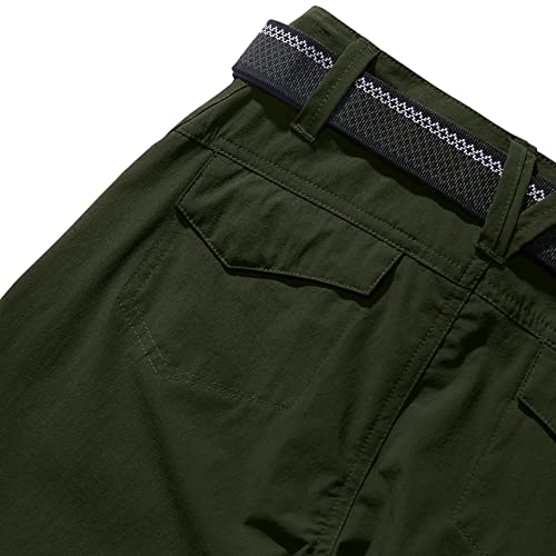 Asfixiado Kids Cargo Hiking Pants Boys Girls Youth Casual Quick Dry Waterproof Outdoor Scout Uniform Pants #9030 Army Green-Xs #TOP5