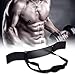 AYNEFY - Bizeps Muskelaufbau,negro Hochleistungsarm Bodybuilding Curl Isolator Muscle Builder Bar Fitness-Zubehör
