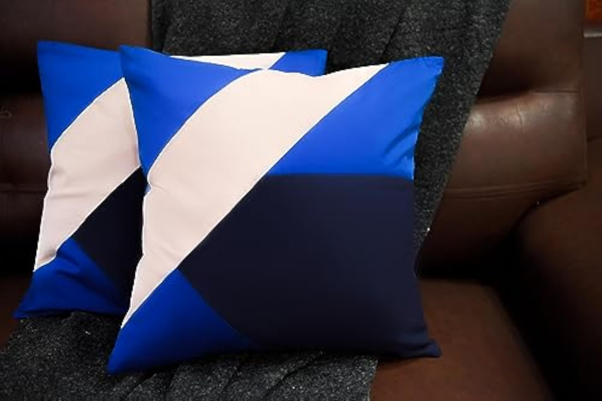 Decorative Patchwork Cushion Cover, 16x16 Inches