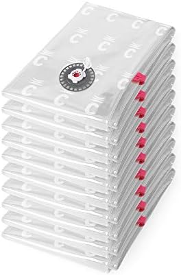 Compactor Space Saving Vacuum Storage Bag, Extra-flat, Size L, 80 x 100 cm, Transparent, Aspispace Range, RAN4745