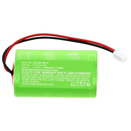 Batería de reemplazo 2000mAh 3.6V para Neptune Advantage 12.01 miniatura 2