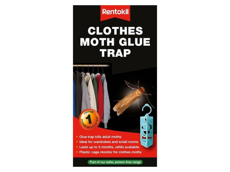 SuperGift.com 1pck Clothes moth Glue Trap - Effective Moth Protection - Solution for Common Clothes Moth/Webbing Moth
