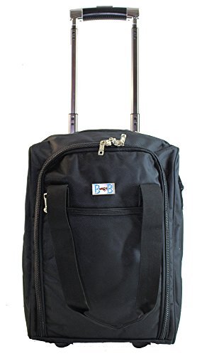 BoardingBlue Rolling Personal Item Under Seat Duffel Bag for the Airlines of American, Frontier
