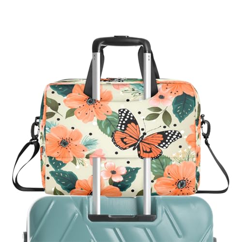 Maletín Vintage Floral para Laptop 16 Pulgadas miniatura 6