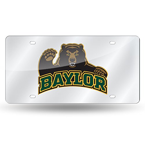 NCAA Baylor Bears Laser Inlaid Metal License Plate Tag