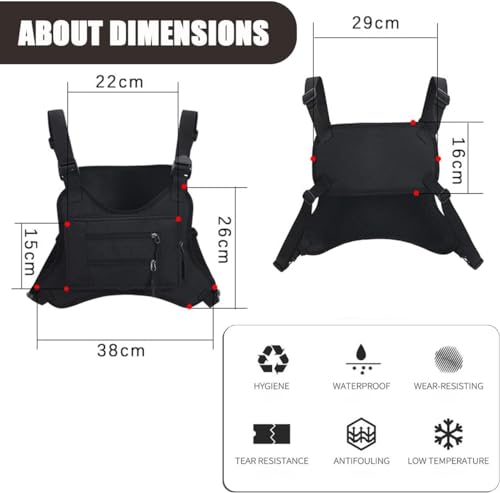 JOYEONDEF Sports Chest Bag for Men