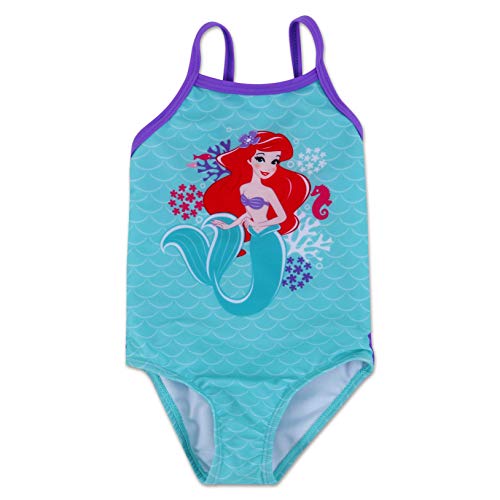 Disney Little Mermaid Princess Ariel Baby Girls One Piece Bathing Suit Green Purple 12 Months