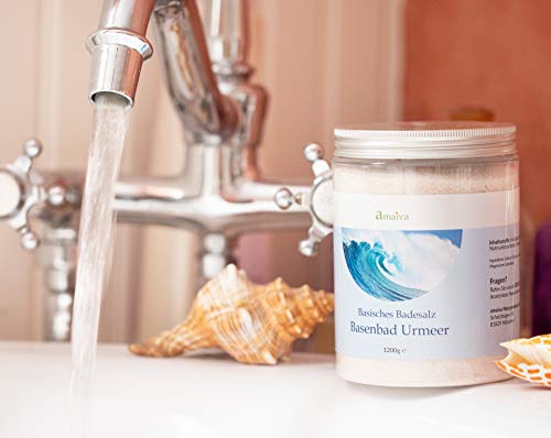 Basenbad Urmeer von amaiva Naturprodukte 1.200g – basisches Badesalz