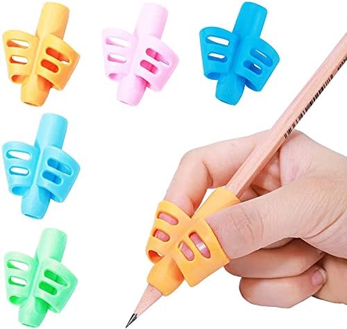 ODDEL Pencil Grips – Pencil Grips for Kids Handwriting, Pencil Holders for Toddlers Children, Pen Grip for Preschool, School Supplies, Pencil Grip Posture Correction Writing Aid Tool (5PACK) ODDEL Pencil Grips – Pencil Grips for Kids Handwriting, Pencil Holders for Toddlers Children, Pen Grip for Preschool, School Supplies, Pencil Grip Posture Correction Writing Aid Tool (5PACK)
