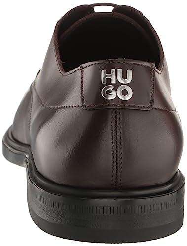 HUGO Men's Kerr Shiny Leather Derby Dress Shoe Oxford3