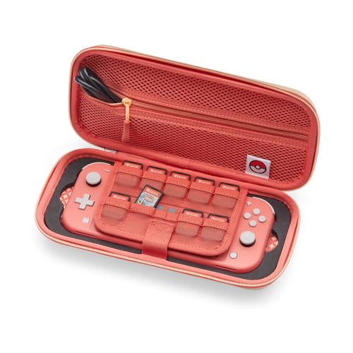 Boîtier de protection de PowerA pour Nintendo Switch modèle OLED et Switch Lite Fleur de Charizard Coque de protection Sac de jeu Sac de console Accessoires Rangement Sous licence officielle - vue 6