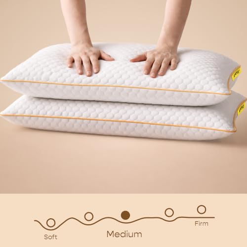 SleepyCat Orthopaedic Memory Foam Pillow for Better Shoulder and Neck Support, 1 Piece (Small Size, 22x14x4 inches, White, Bamboo Fabric) - Image 6