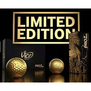 Vice Pro Plus Gold Limited Edition Golfbälle
