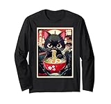 Anime Designs For Men Women Kids Cat Ramen Noodles