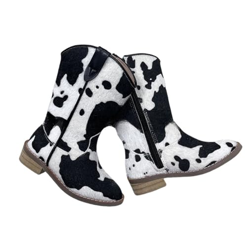 Girls Winter Glitter Sequin Western Cowgirl Cowboy Riding Boots Princess Dress Up Party Shoes3