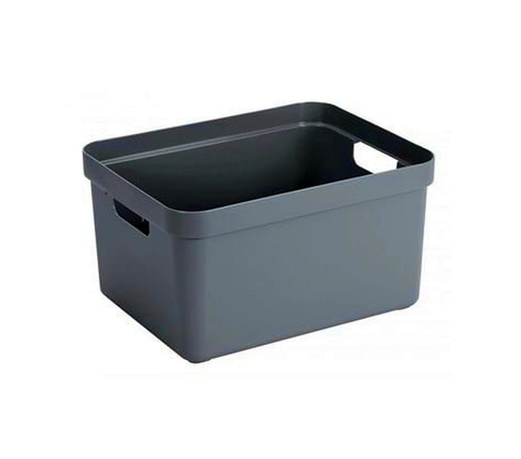 Sunware Sigma Home Storage Box, Anthracite, 32 Litre
