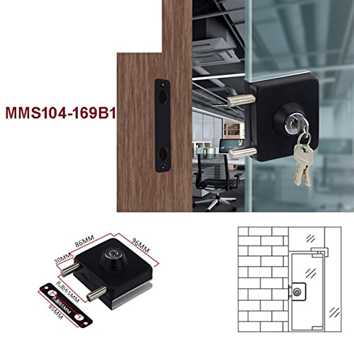 Serrure de porte en acier inoxydable MMS104 pour l'intimité du bureau