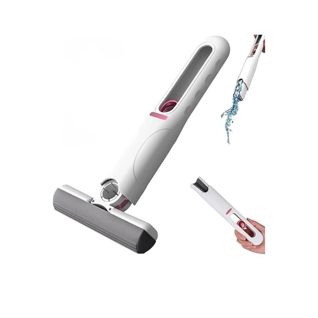 Jouis Mini Mop 180 Derece Dönebilen Çok Amaçlı Temizlik Aparatı, Tezgah, Pencere, Cam ve Zemin Temiz