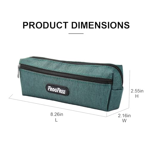 Image of Small Pencil Case - Zipper Pen Pouch for Students, Cute Pencil Bag Back To School Supplies