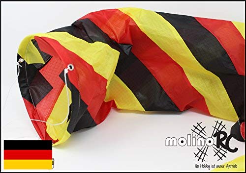 MolinoRC Windsack Weiß-Rot – Wie Auf Dem Flugfeld, 70 Cm Lang, Inkl. Fiberglasstab & Standfuß (120 Cm) – Wetterfest & Langlebig MolinoRC Windsack Weiß-Rot – Wie Auf Dem Flugfeld, 70 Cm Lang, Inkl. Fiberglasstab & Standfuß (120 Cm) – Wetterfest & Langlebig