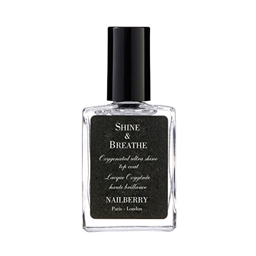 Nailberry Shine & Breathe Oxygenated Top Coat 15 ml | Boosts the Vibrancy, Shine and Staying Power of your Polish