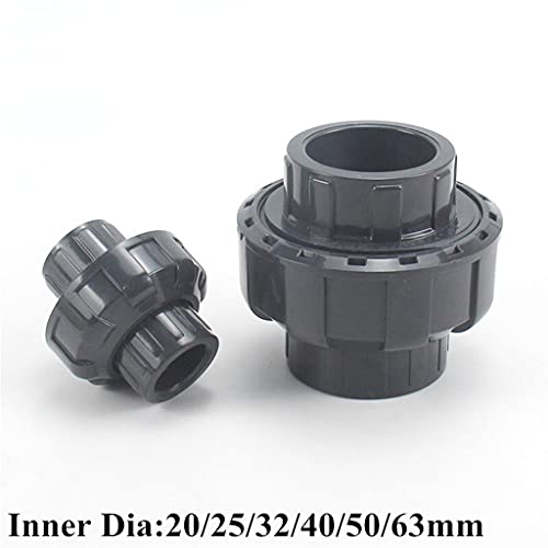 Conector de PVC ID63mm acoplador de accesorios de tubería de unión UPVC riego 4