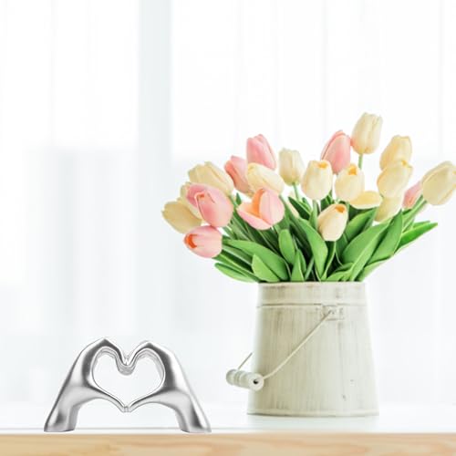Escultura de Manos en Forma de Corazón Pequeña Decorativa miniatura 2
