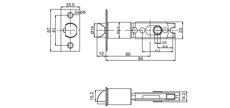 Image of TW3300-Smart Wooden Door Lock (Retrofit)-TTLock | Bluetooth Smart biometric Fingerprint Digital Lock for Door