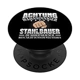 Metallbauer Stahlkonstrukteur Bauschlosser Stahlbauer PopSockets mit austauschbarem PopGrip