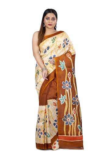 3stones pure silk saree in pure silk – image 2