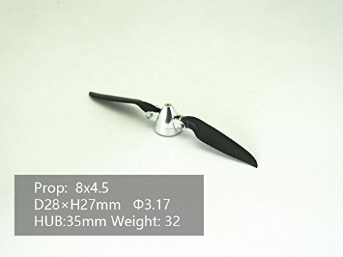 Hélice plegable para avión RC: Evita roturas con spinner de aluminio CNC 2