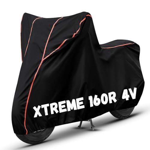 Image of Bike Cover for Xtreme 160R 4V 100% Waterproof, Dustproof & Scratch Resistant| Fully Bottom Elastic UV Resistant Heavy Duty Body Cover | All Weather Outdoor Use