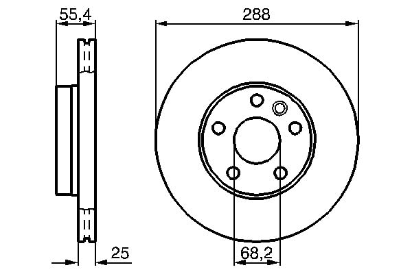 Disques de frein Bosch BD2058 performance et sécurité certifiée ECE-R90 - 2