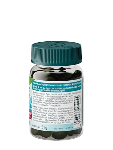 Kneipp Stress Balance Gummies - Mit Ashwaganda und Vitaminen B6 & B12- Kirsch-Geschmack - vegan - 30 Stück