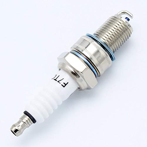 QAZAKY 5 pcs Spark Plug F7TC Replacement for GX120 GX160 GX200 GX240 GX270 GX340 GX390 Generator Lawnmower Tractor Rototiller Water Pump Gokart Mini Bike Tillage Polishing Machine 177F 182F