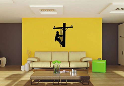 Picniva Lineman sty6 Removable Vinyl Wall Decal Home Dicor