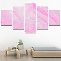 SIGNWIN 5 Panel Canvas Wall ArtAbstract Colorful Decorative ElementsModern Artwork for Home Decorations Ready to Hang - 60