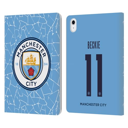 Carcasa Man City de cuero para iPad Air 2020 con diseño de kit Janine Beckie