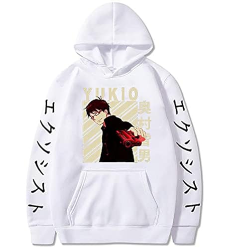 kakazoomm store Unisex Anime Exorcist Sudadera con Capucha Cosplay Disfraz de Okumura Rin Okumura Yukio Sudadera de Manga Larga Casual Pullover con Bolsillo Canguro