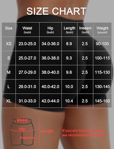 VOYJOY Women Impact Booty Shorts 2.5