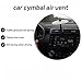 Car Crash Cymbal Car Cymbal Air Vent Mini Drum Crash-Cymbal For All Types Of Vehicles Make Your Driving More Fun Easy Installation And Rugged (1pc)