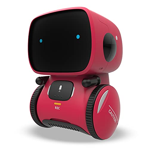 KaeKid Robots for Girls 3-5, Interactive Smart Robotic with Touch Sensor, Voice Control, Speech Recognition, Singing, Dancing, Repeating and Recording, Birthday Gifts for 3+ Year Old Kids Boys Girls