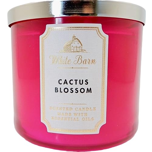 Bath & Body Works, White Barn 3-Wick Candle w/Essential Oils - 14.5 oz - New Core Scents! (Cactus Blossom) - Image 3