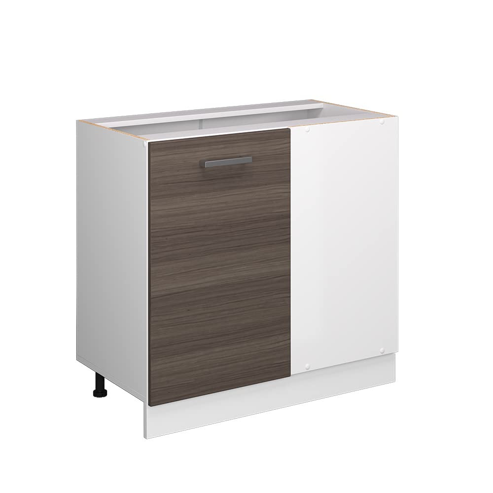Vicco Corner cabinet Raul, Noble gray, 86 cm without worktop, for flexible combination within modular kitchen systems — image 1