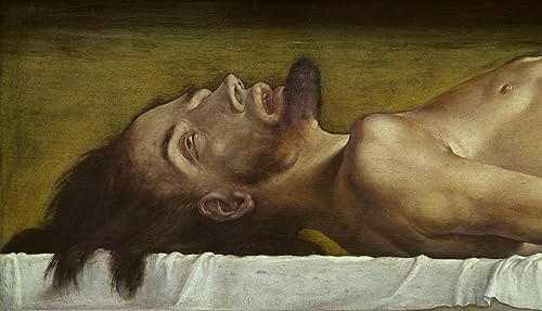 Affiche le Corps du Christ mort Hans Holbein le Jeune impression sur toile portrait 60x90cm