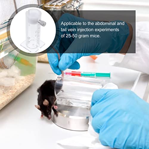 Totority Tools Restrainer, Acrylic Transparent Mice Restrainer Fixed