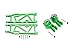 GPM Arrma 1/8 KRATON/Outcast/Notorious 6S BLX Aluminum Rear Lower ARMS+Rear Knuckle ARMS -14PC Set (Green)