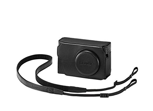 Panasonic, custodia in pelle per TZ80, nera