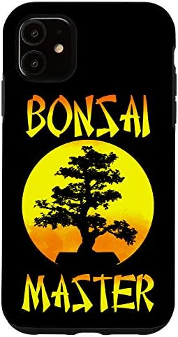 Amazon.com: iPhone 11 Funny Bonsai Master Bonsai Tree Sunset ...